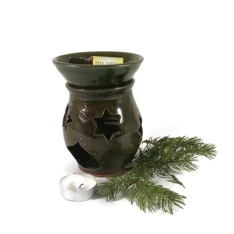 Aromalámpa sötétzöld